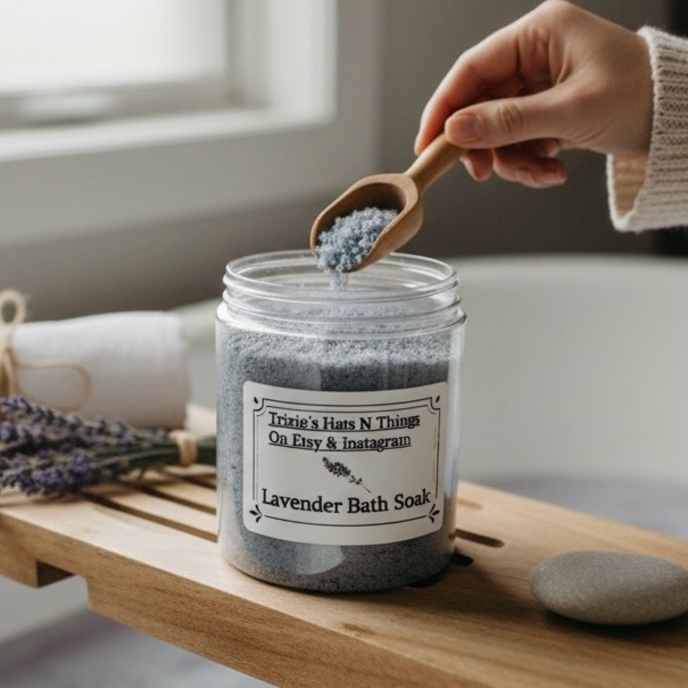 Trixie's Lavender Bath Soak - Blue